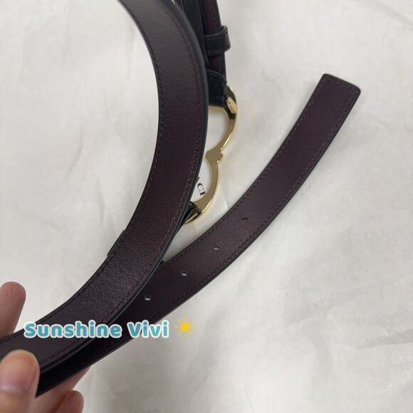 NEW Coach Signature Buckle Belt 25 mm MSRP $128 Gold Black Large - Picture 2 of 6